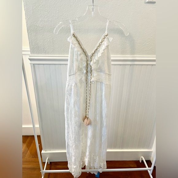 NWT Cupshe lace high-low maxi dress - size M - Picture 3 of 13